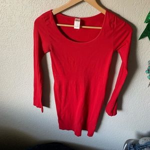 Red one size fits all Dress